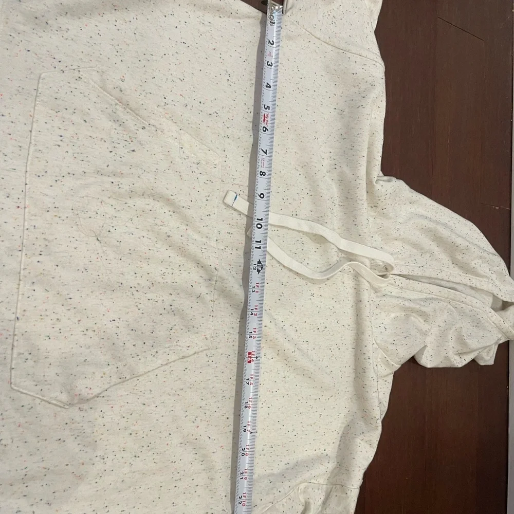 guc J. Crew Speckled paintsplatter Hoodie large